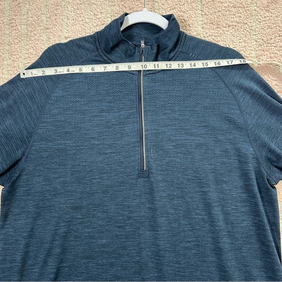 Lululemon Metal Vent Tech 1/2 Zip Men's Navy Pullover Size XL - Picture 7 of 16
